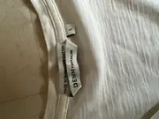 Vorschaubild 4 von Damen T-Shirt Beige Gr. 40/L V-Ausschnitt Schriftzug