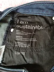 Vorschaubild 2 von Damen Skinny Jeans Gr. 36 W28 Blau Bio-Baumwolle Sustainable