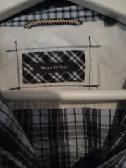 Vorschaubild 6 von Herren Freizeithemd Langarm Kariert Baumwolle Grau S