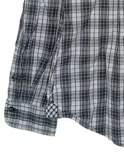 Vorschaubild 5 von Herren Freizeithemd Langarm Kariert Baumwolle Grau S