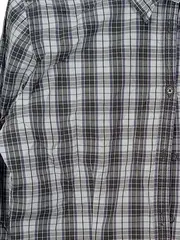 Vorschaubild 4 von Herren Freizeithemd Langarm Kariert Baumwolle Grau S