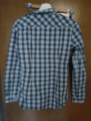 Vorschaubild 2 von Herren Freizeithemd Langarm Kariert Baumwolle Grau S