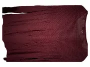 Vorschaubild 5 von Damen Langarmshirt Shirt Bluse 36x38 Rot Muster Viskose Stretch Casual