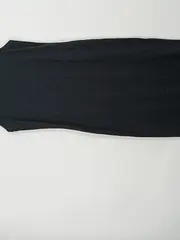 Vorschaubild 4 von Aware Strickkleid Damen Gr. S Schwarz Rippstrick Lang Ärmellos