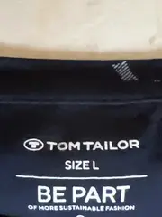Vorschaubild 4 von Herren T-Shirt Blau mit Grafischem Muster Gr. L