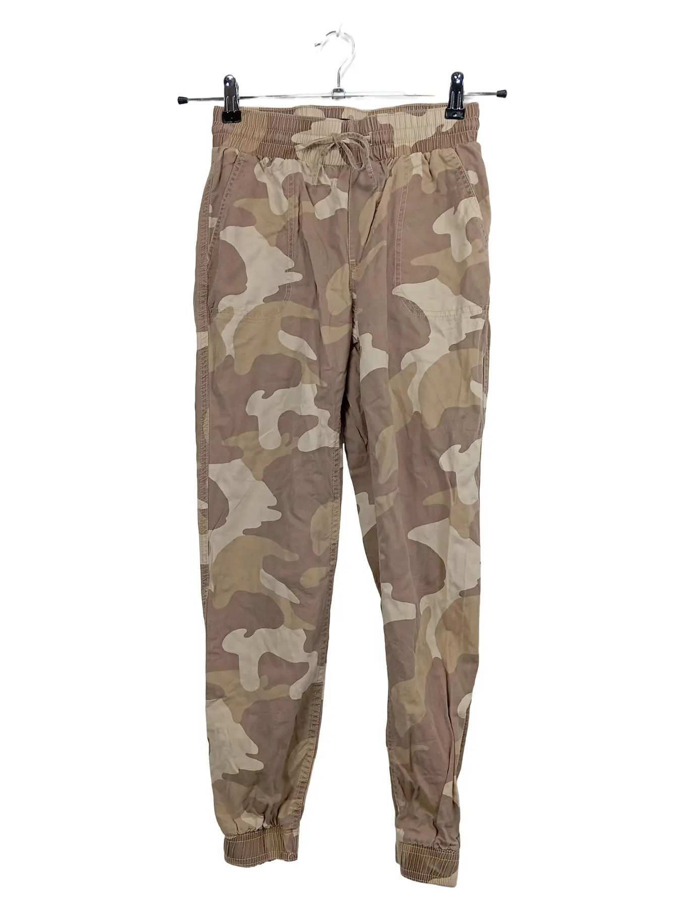 HOLLISTER Damen Jogginghose Camouflage Baumwolle Freizeithose Gr. 34/XS