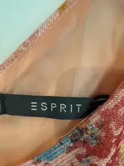 Vorschaubild 4 von Damen Kleid Gr. 32 Blumenmuster Mehrfarbig Metallic A-Linie