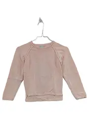 Vorschaubild 1 von . Pullover Strickpullover Kinder Gr. 122/128 Rosa Baumwolle Basic Langarm