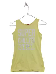 Vorschaubild 1 von Mädchen Tank Top Tanktop Gelb Gr. 146/152 Baumwolle Ärmellos