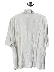 Vorschaubild 2 von Damen Bluse Gr. 44 Beige Punkte 3/4-Arm Viskose