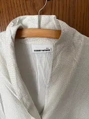 Vorschaubild 5 von Damen Bluse Gr. 44 Beige Punkte 3/4-Arm Viskose