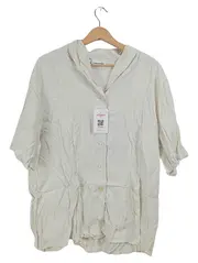 Vorschaubild 1 von Damen Bluse Gr. 44 Beige Punkte 3/4-Arm Viskose