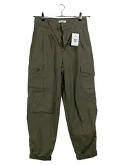 Vorschaubild 1 von Cargo Pant Damen Cargohose Oliv Baumwolle W27/36