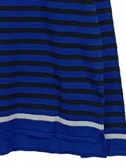 Vorschaubild 4 von Damen Pullover Gr. 42 L Baumwolle Gestreift Blau Maritim