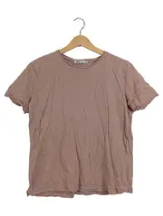 Vorschaubild 1 von Damen T-Shirt Basic Rosa Gr. 38/M Baumwolle Kurzarm