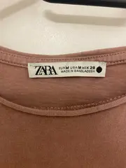 Vorschaubild 5 von Damen T-Shirt Basic Rosa Gr. 38/M Baumwolle Kurzarm