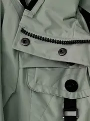 Vorschaubild 4 von Damen Leichte Jacke Grün Gr. M Kapuze Outdoor Freizeit
