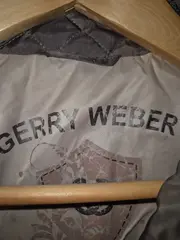 Vorschaubild 3 von Damen Steppjacke Gr. M/40 Grau Klassisch Übergangsjacke