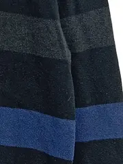 Vorschaubild 2 von Pullover Herren Gr. M Gestreift Baumwolle Strickpullover Blau Braun