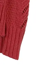 Vorschaubild 5 von Damen Pullover Zopfstrick Lammwolle Pink Gr. L