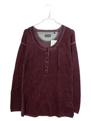 Vorschaubild 1 von Pullover Damen Meliert Lila Mohair Langarm Gr. 38 M