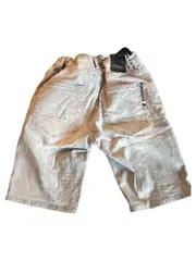 Vorschaubild 2 von Kinder Jeans Shorts Gr. 140 Grau Denim Bermuda Jungen