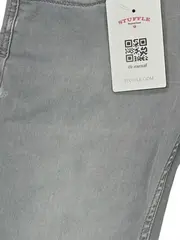 Vorschaubild 3 von Kinder Jeans Shorts Gr. 140 Grau Denim Bermuda Jungen