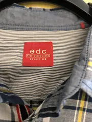 Vorschaubild 6 von Herren Karohemd Kurzarm Blau Gelb Weiß Gr. XL Baumwolle