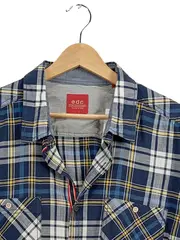 Vorschaubild 3 von Herren Karohemd Kurzarm Blau Gelb Weiß Gr. XL Baumwolle