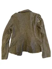 Vorschaubild 3 von Damen Blazer Gr. 34/XS Grau Meliert Business Jacke Baumwolle