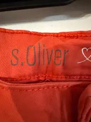 Vorschaubild 5 von Damen Shorts Bermuda Gr. 44 Rot Baumwolle Casual