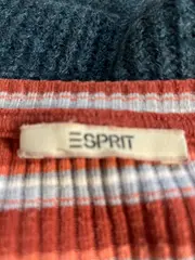 Vorschaubild 3 von Damen T-Shirt Gr. 38/M Rot Gestreift Rippstrick Kurzarm