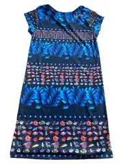 Vorschaubild 6 von Mädchen Sommerkleid Fischmuster Gr. 146/152 Mehrfarbig