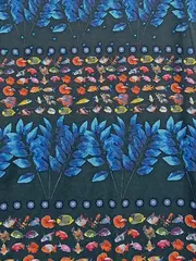 Vorschaubild 2 von Mädchen Sommerkleid Fischmuster Gr. 146/152 Mehrfarbig