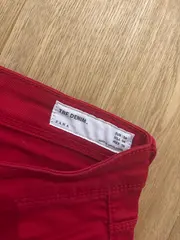 Vorschaubild 4 von TRF Denim Jeans Damen Gr. 36 Rot Skinny Stretch Hose