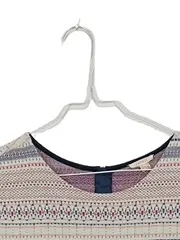 Vorschaubild 4 von Damen Freizeitkleid Gr. M Ethno Muster Beige Kurzarm