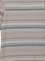 Vorschaubild 3 von Damen Freizeitkleid Gr. M Ethno Muster Beige Kurzarm