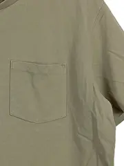 Vorschaubild 2 von Herren T-Shirt Brusttasche Oliv Gr. L/50 Baumwolle Casual