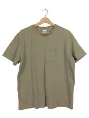 Vorschaubild 1 von Herren T-Shirt Brusttasche Oliv Gr. L/50 Baumwolle Casual