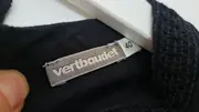 Vorschaubild 5 von Damen Freizeitkleid Gr. 40 Schwarz Baumwolle Spitze
