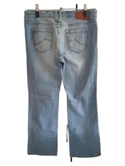 Vorschaubild 2 von Damen Jeans Regular Fit Gr. 38 W29 Blau Bootcut Casual