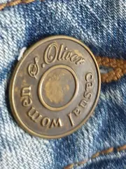 Vorschaubild 5 von Damen Jeans Regular Fit Gr. 38 W29 Blau Bootcut Casual