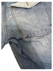 Vorschaubild 5 von Jeans Shorts Herren W32 Blau Denim Destroyed Look Bermuda