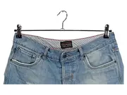 Vorschaubild 3 von Jeans Shorts Herren W32 Blau Denim Destroyed Look Bermuda