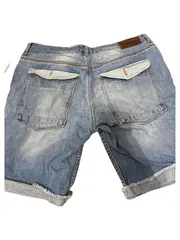 Vorschaubild 2 von Jeans Shorts Herren W32 Blau Denim Destroyed Look Bermuda