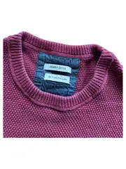 Vorschaubild 3 von Herren Pullover Rot Casual Gr. 56/3XL Baumwolle