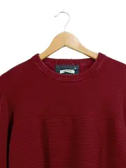 Vorschaubild 2 von Herren Pullover Rot Casual Gr. 56/3XL Baumwolle