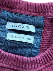 Vorschaubild 4 von Herren Pullover Rot Casual Gr. 56/3XL Baumwolle