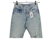 Vorschaubild 2 von 501 Destroyed Jeans Damen W26/L30 Hellblau Ripped Denim