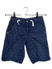 Vorschaubild 1 von Jungen Shorts Skateboard-Muster Blau Gr. 140 Baumwolle